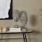 Gray Polystone Handmade Carved Mask Sculpture Set